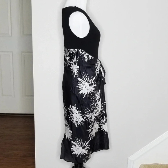 NWT Bailey 44 Black Silk Tie Waist Dress S - Picture 3 of 7